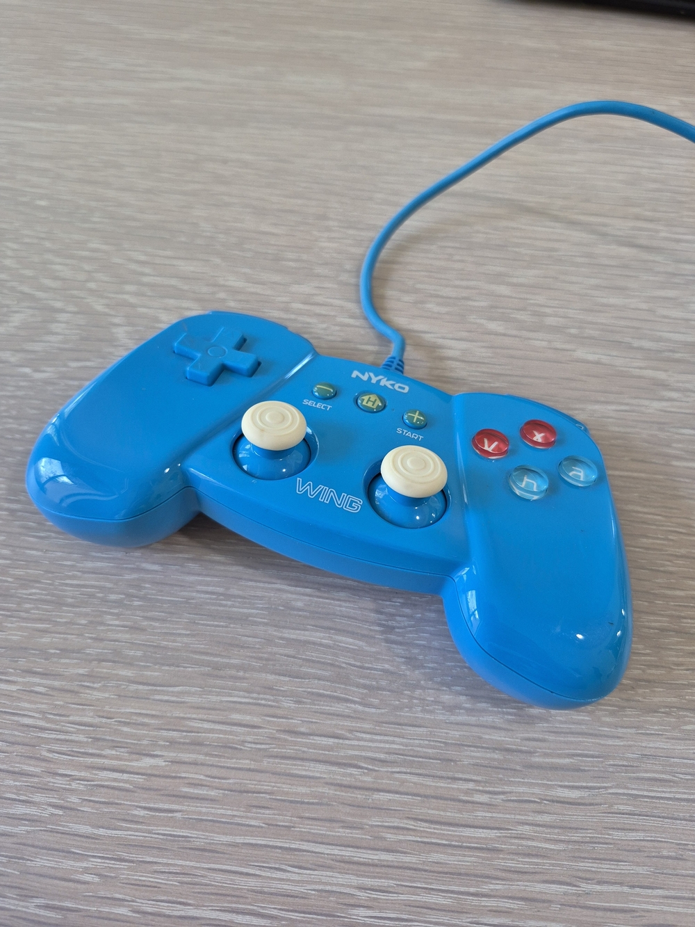 NYKO Blue Wired Gaming Controller for Wii - Blue